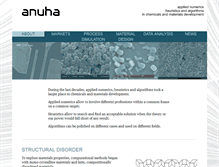 Tablet Screenshot of anuha.com